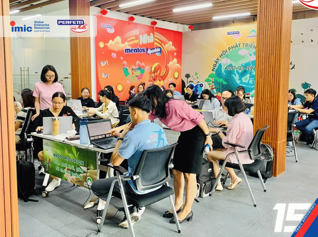 IMIC Technology tổ chức đào tạo kỹ năng ứng dụng cho đội ngũ nhân viên Perfetti Van Melle